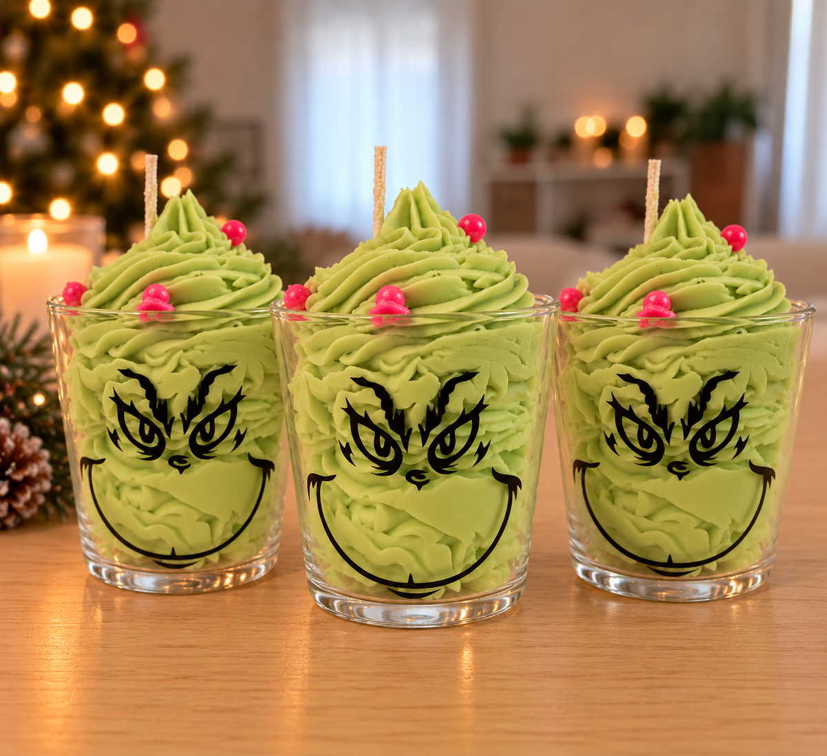 Bougie grinch