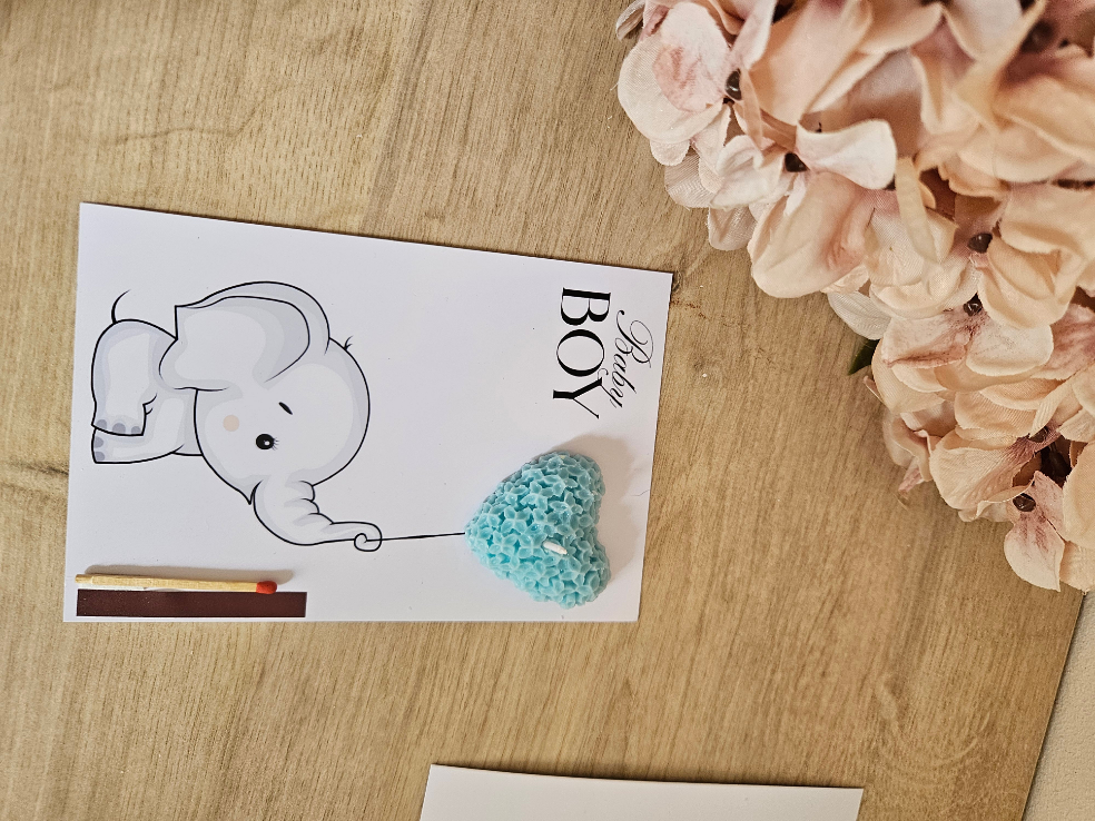 Carte parfumé baby boy