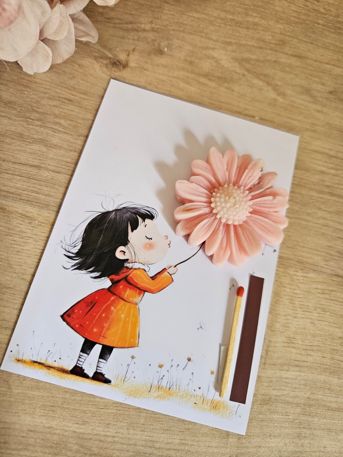 Carte parfumé fillette