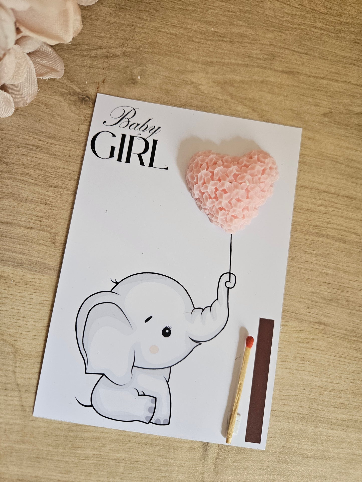 Carte parfumé baby girl