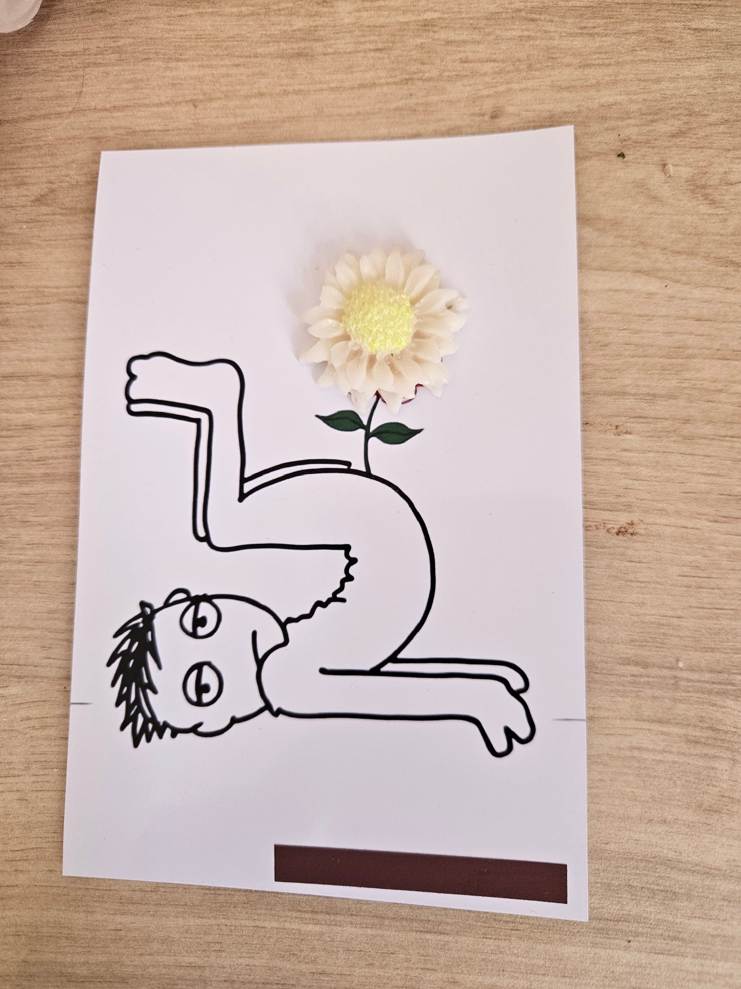 Carte parfumé pet fleurie