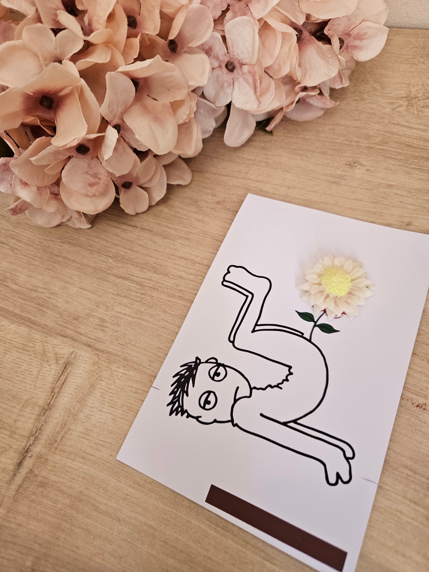 Carte parfumé pet fleurie