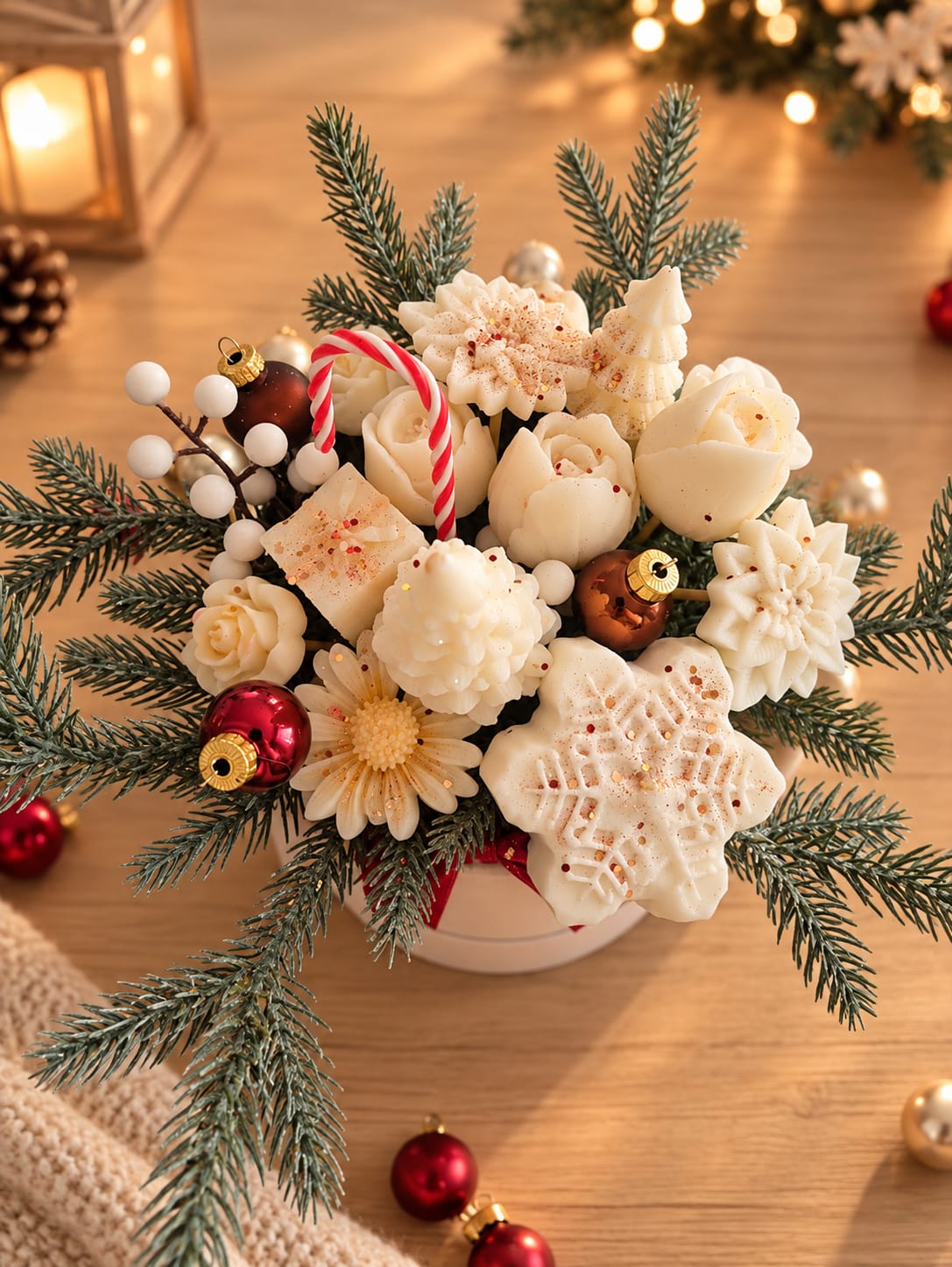 Bouquet  fondant noel