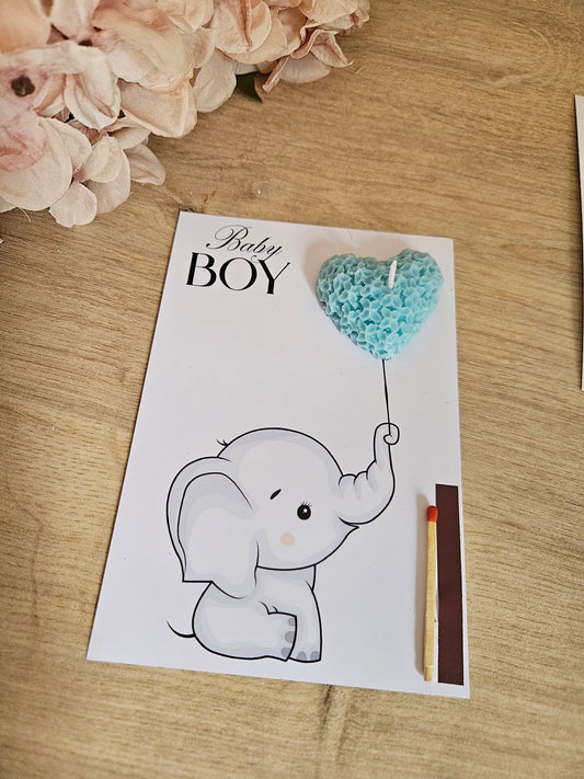 Carte parfumé baby boy