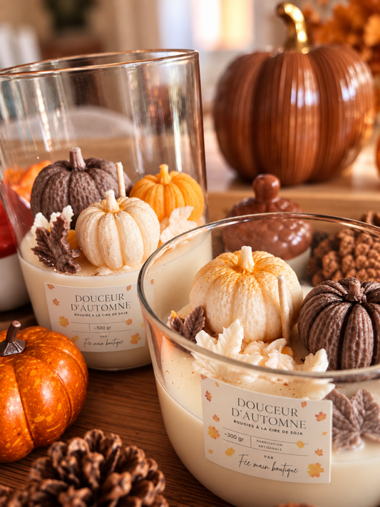 Bougie douceur d'automne
