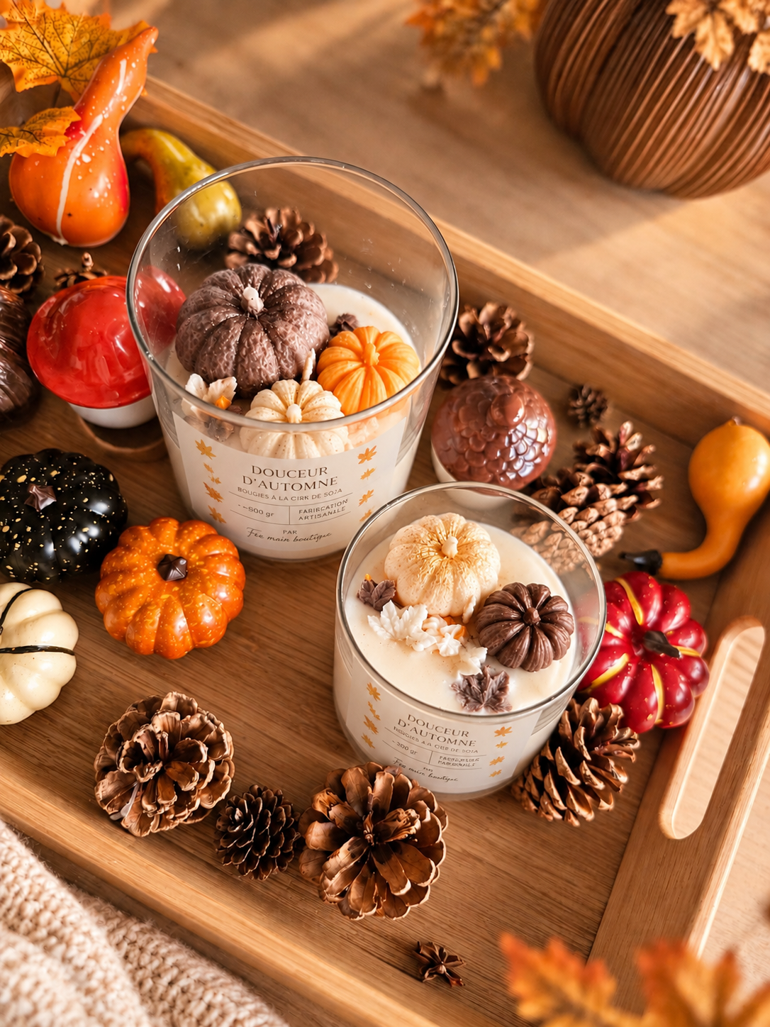 Bougie douceur d'automne