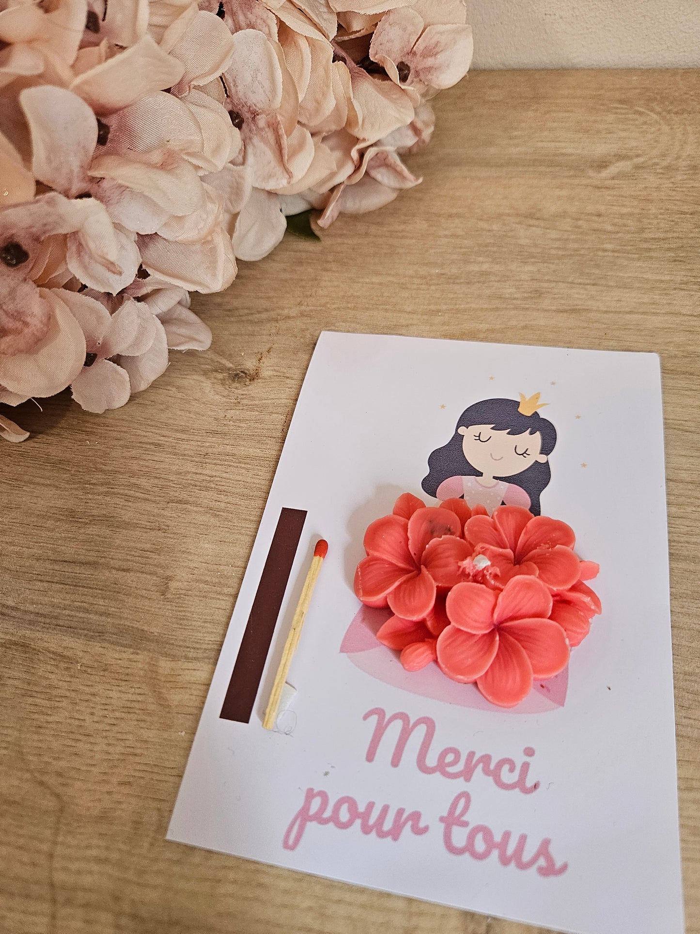 Carte parfumé princesse