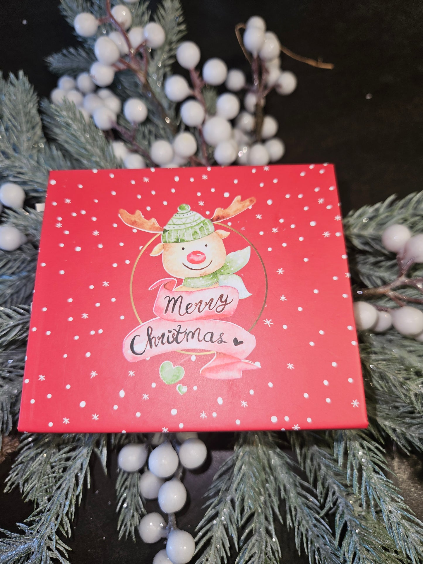 Flocon de neige avec sa boite