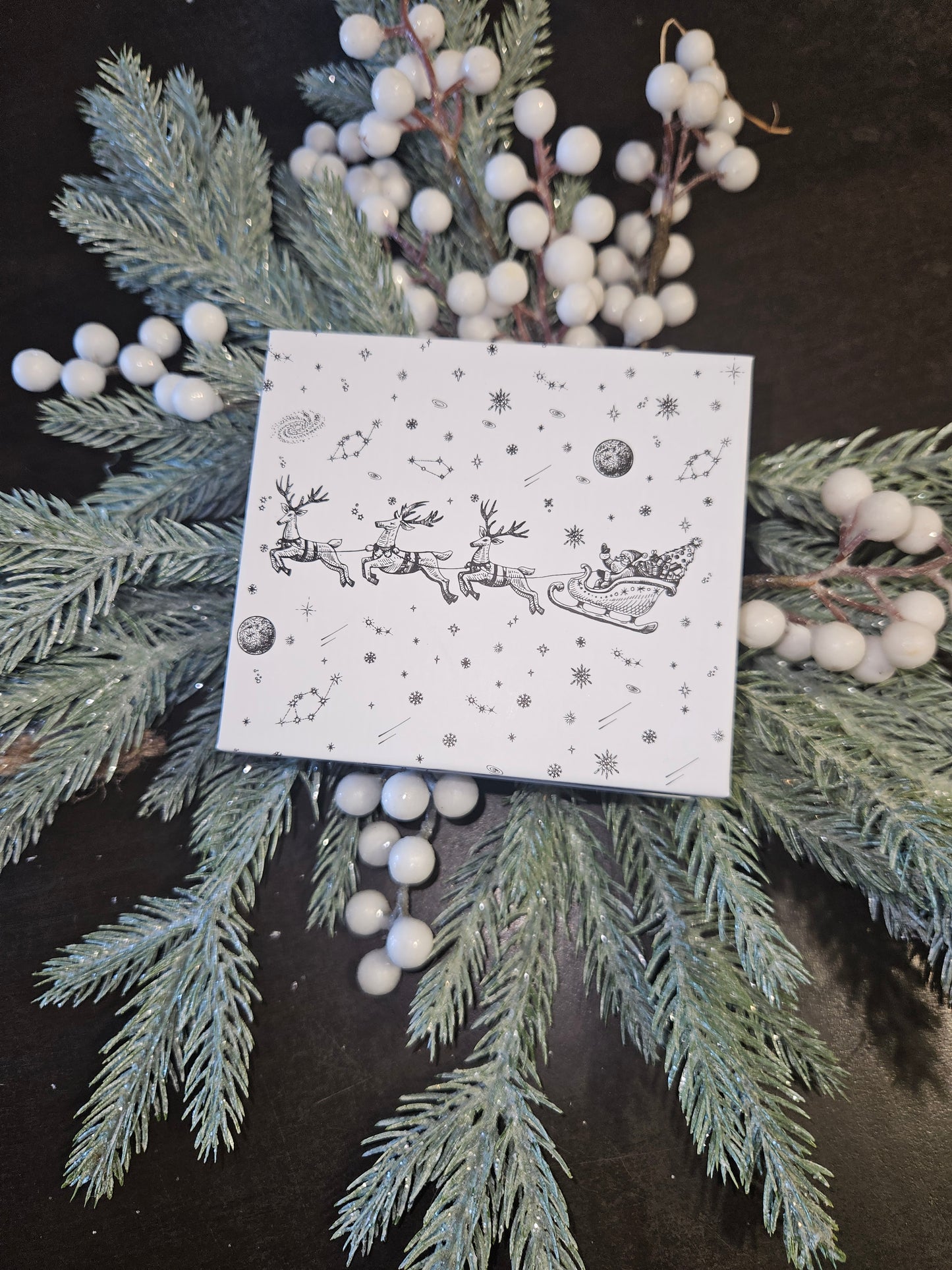 Flocon de neige avec sa boite